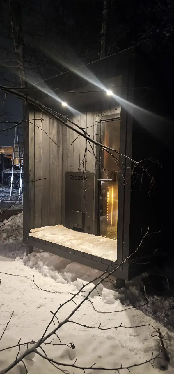 Мобильная баня на стальном каркасе · фото 18