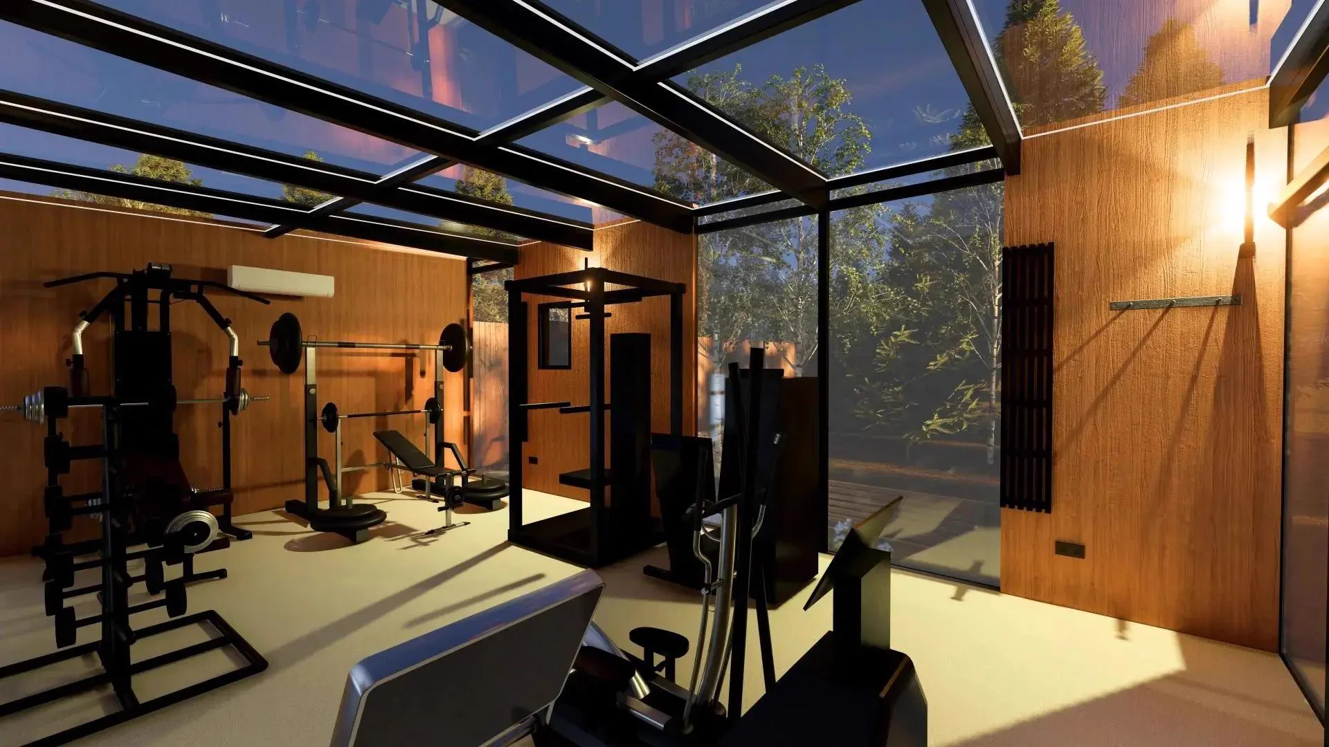 Private glass gym · photo 5