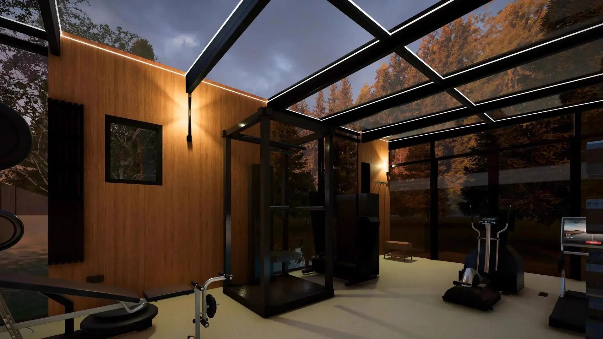 Private glass gym · photo 6
